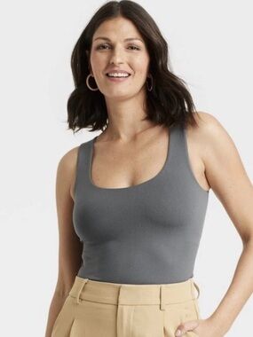 a new day Women's Scoop Neck Tank Top - Charcoal